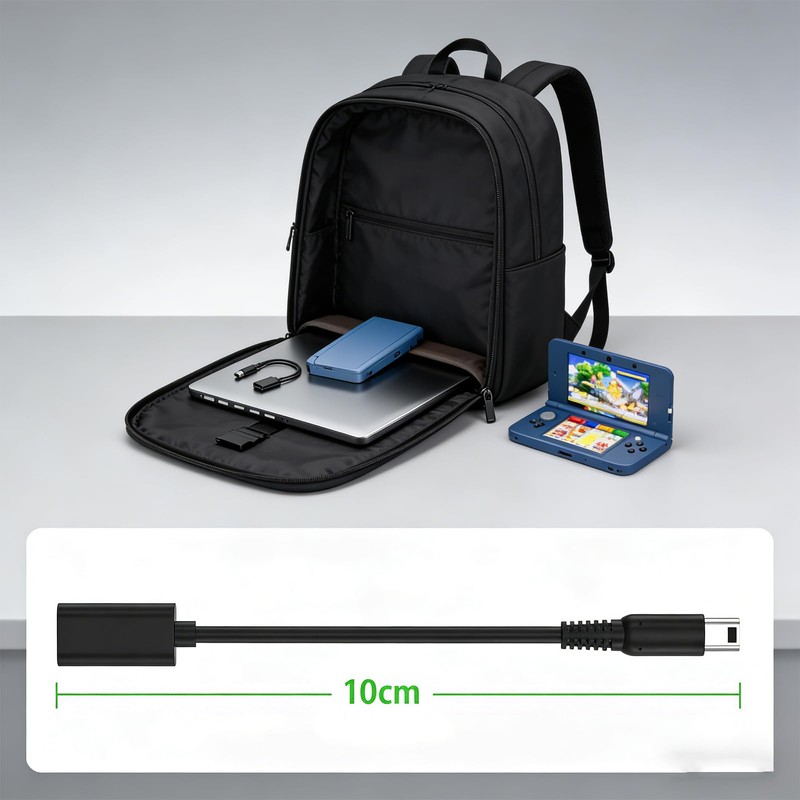 PDEEY 3DS to USB C Adapter Charger Cable Charging for