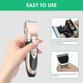 Mrgru Replacement Blade for Dog Clippers Compatible with oneisall Low Noise Cordless Electric Quiet Hair Clippers Replacement Head