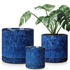 vancasso Ceramic Planters, Plant Pots for Indoor Plants, 6.25+8.25+10.25 Inch