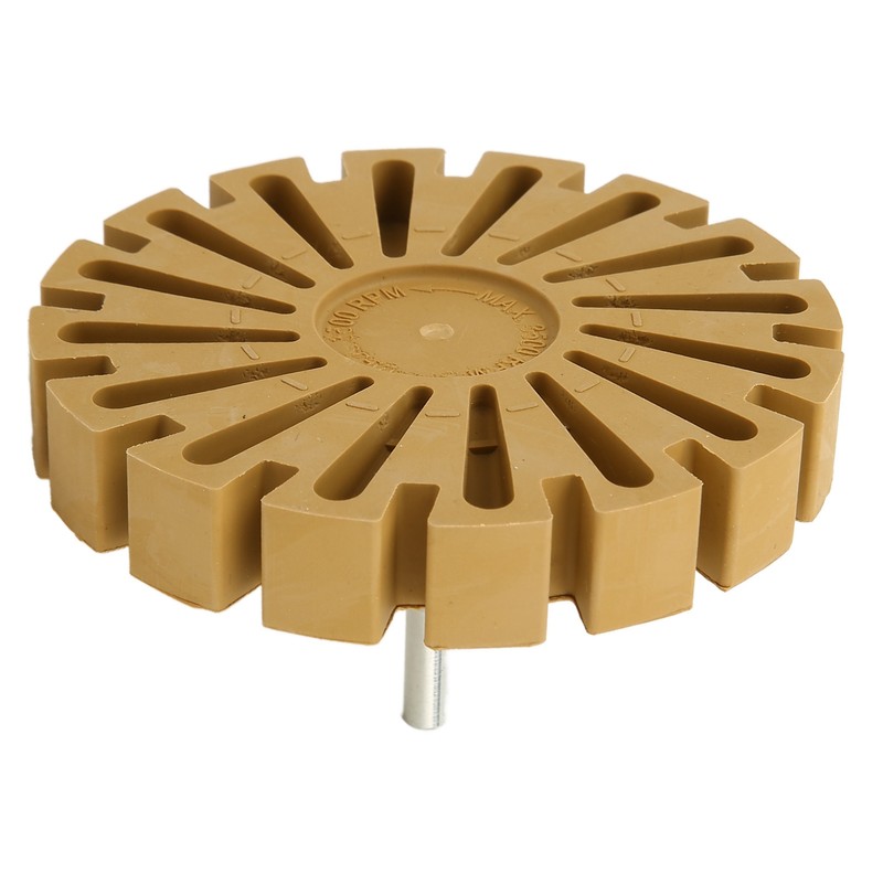 4in Removing Rubber Eraser Wheel Round Fan Blade Electric Hand