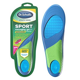 Dr. Scholl's Athletic series, Advanced Sport Massaging Gel Insoles for Women's sizes 6-10, Multi-color
