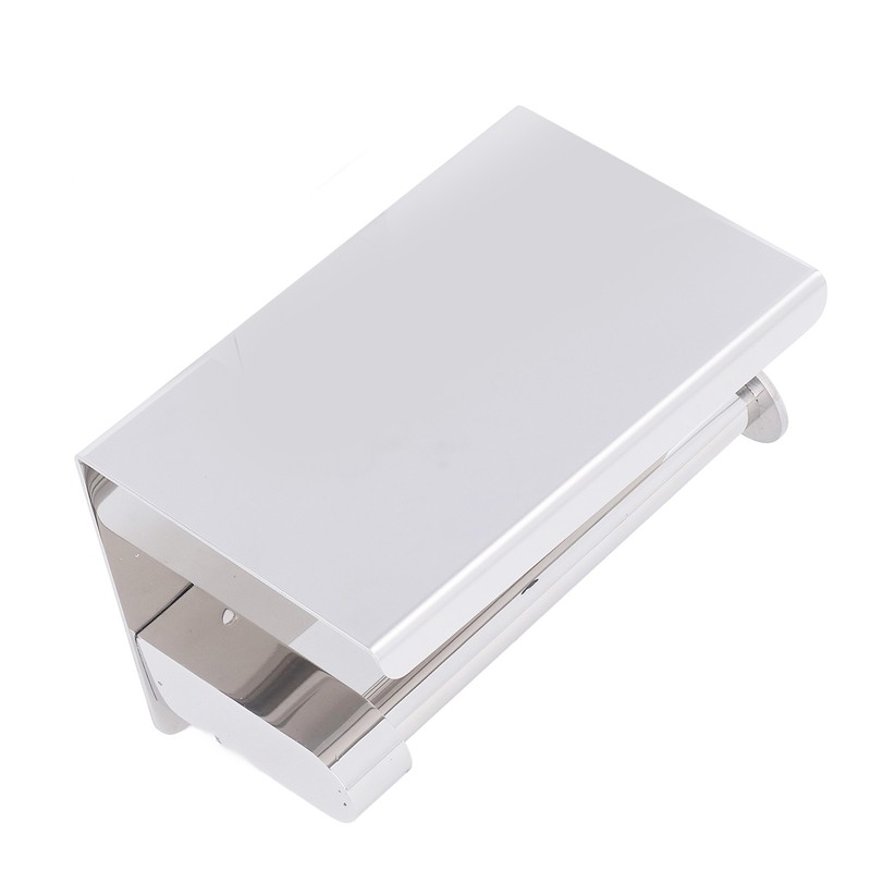 Stainless Steel Toilet Paper Holder Wall Mounted Bathroom Toilet Paper