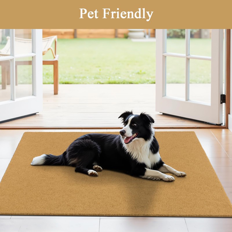 SHACOS 32x48 Artificial Coir Door Mat Indoor Outdoor