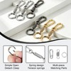 Zipper Clips Anti Theft, 12 Pcs Zipper Locks Double Opening