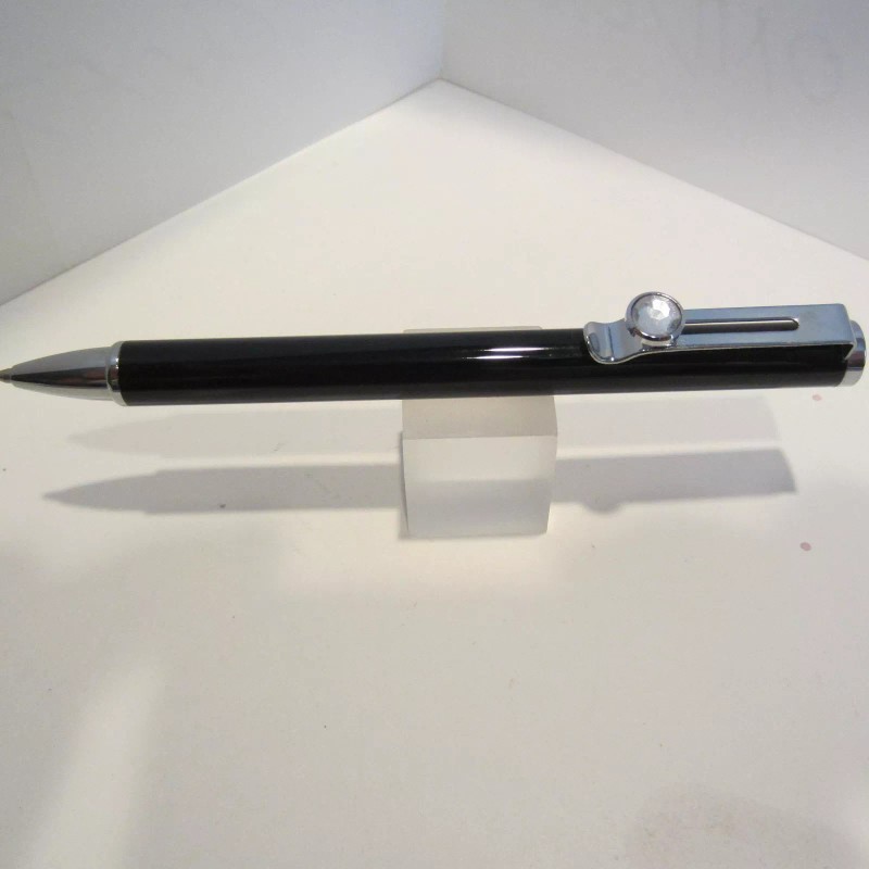 TERZETTI PUSH-UP BLACK BODY BALLPOINT PEN-EXPANDABLE TIP-USE-PARKER REFILLS