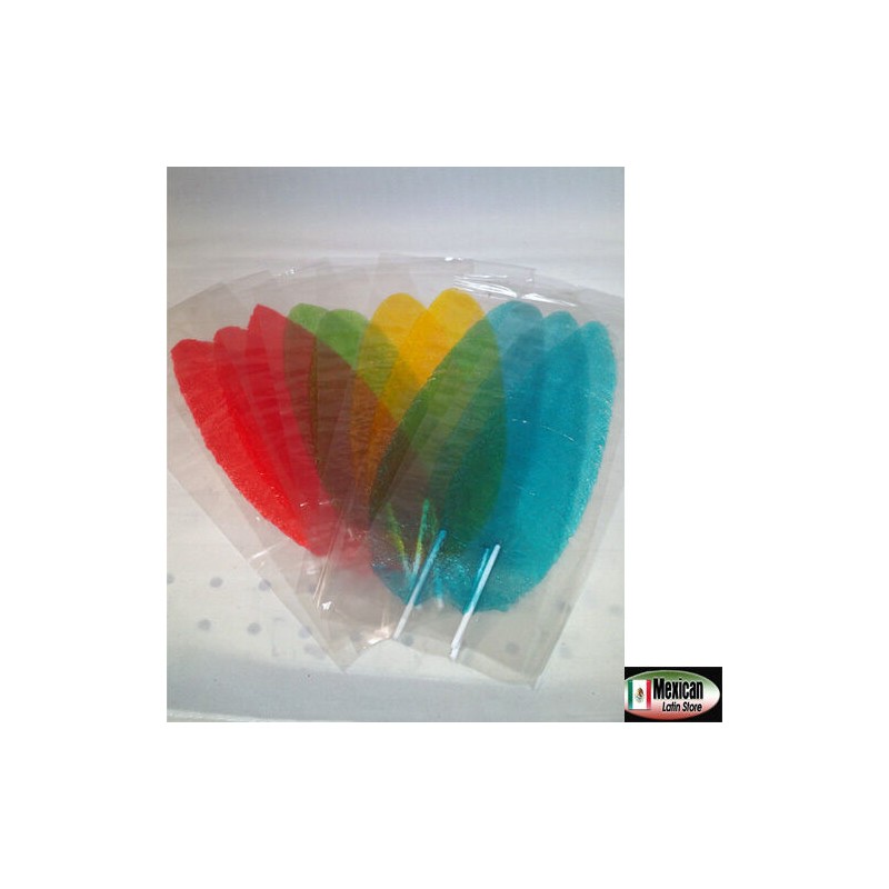 7x10 Slaps Cachepigui (Cachetadas) Tropical Fruit Lollipop Mexican Candy(70pc)
