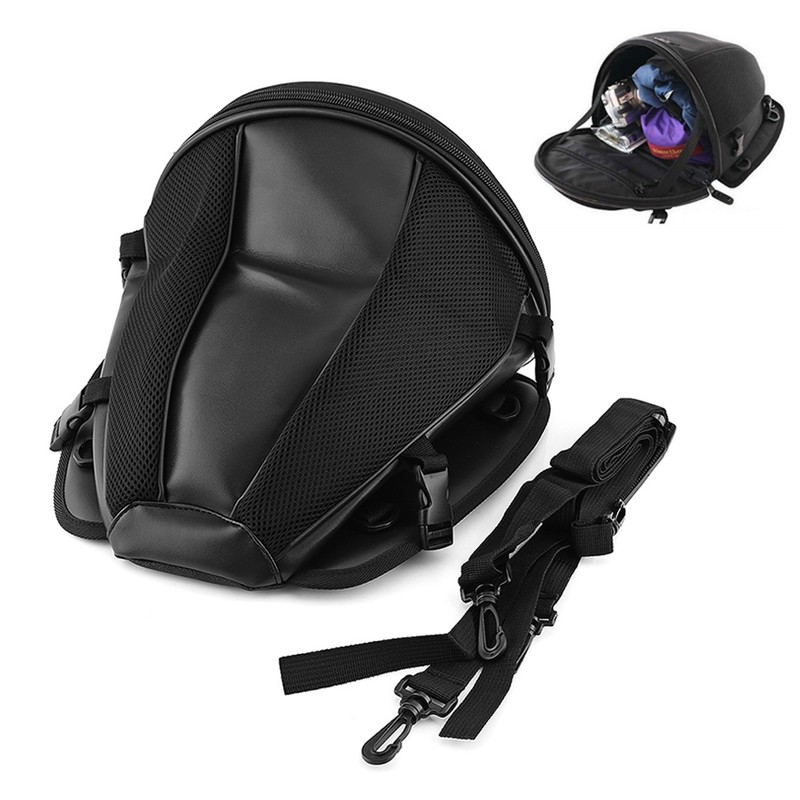 Motorcycle Bike Sports Waterproof Back Seat Carry Bag Storage Saddlebag