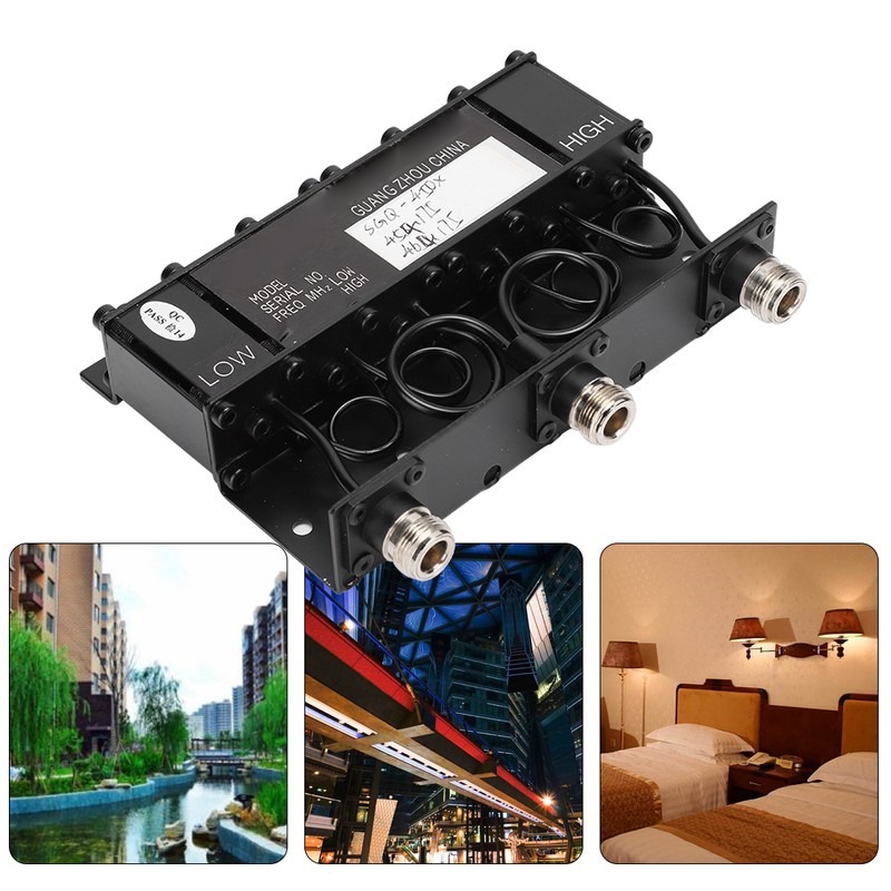 10W UHF 6 Cavity Duplexer TX: 454.175 MHZ RX: 464.175MHZ