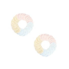 Baluue Sets Bamboo Fiber Layer Reusable Face Cleansing Pads Makeup Remover Wipes Gentle Face Wash Mat for Travel Gym Pcs