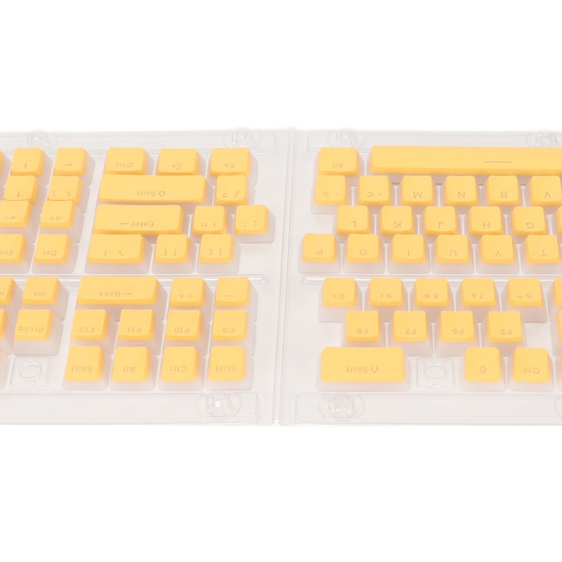 PBT Pudding Keycaps 129 Keys Translucent OEM Height Doubleshot Injection