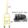 TOPZEA 2 Pack Tow Dolly Basket Straps with Flat Hook,