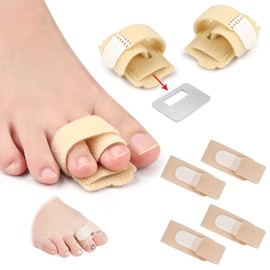 HENGBIRD 6pcs Hammer Toe Pads, Toe Splint, Toe Brace, Crooked Toe, Straightening, Toe Bandage, Hammer Toe Claw Toe Correction, Hammer Toe Small Toe Splint, Toe Correction