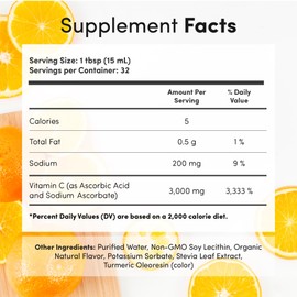 Aurora Nutrascience Mega-Pack Liposomal Vitamin C, Immune Support, 3,000 mg per Serving, Vegan, Gluten Free, Non-GMO, 32 Single Serve Packets, Orange