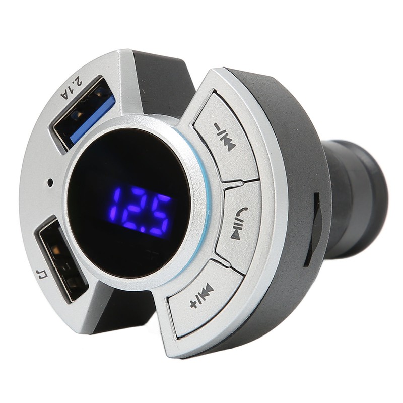 Bluetooth FM Transmitter Car Adapter USB Memory Card 3 Play