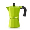 Monix Espressokocher aus Aluminium 6 tassen grün