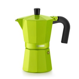 Monix Espressokocher aus Aluminium 6 tassen grün