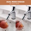 Hibbent Sink Aerator for Kitchen/Bathroom, 2 Modes Faucet Aerator Adjustable