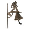 Cast Iron Big Foot Outdoor Entryway Bell, Legendary Mythical Creature