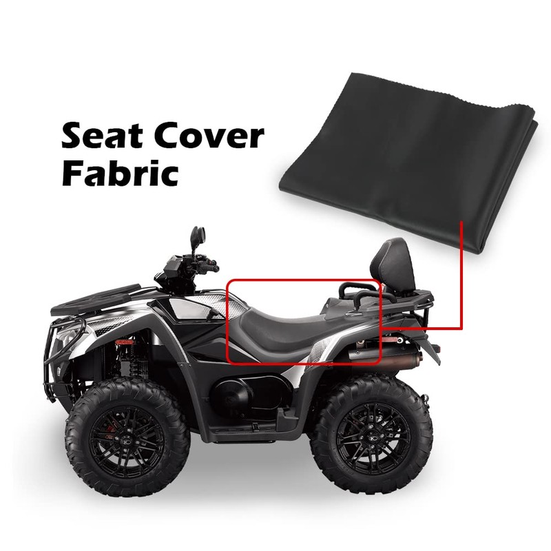 G-PLUS Motorcycle Seat Cover Fabric 24" x 36" Vinyl ATV