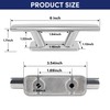 VEITHI 2 Pack Boat Cleat Stainless Steel,Dock Cleats 6 inch,Rope