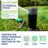 Quick-Snap In-Ground 5-Inch Pop-Up Adjustable Sprinkler 2-Pack With Quick Hose