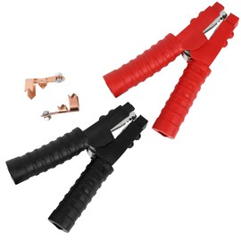 SELEAD 2PCS Jumper Cable Clamps 1000A, Insulated Alligator Clips Charging Connector Kit for Car Auto Vehicle, Jumper Cable Clamps Replacement Red and Black Set, ETL/CETL Listed