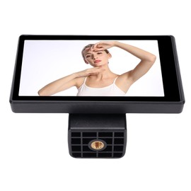 Cryfokt Phone Vlog Selfie Monitor Screen, Magnetic Phone Holder Clip Mount Using Rear Camera for Selfie Vlog Live Stream, Supports 5G 2.4G Dual Mode, Adjustable Brightness