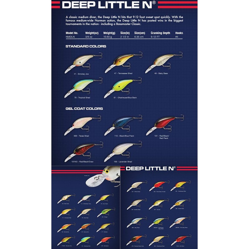 Norman Lures GDLN-269CSX Pro Edge Dln, 3/8 oz (NMDLN269CSX), 2