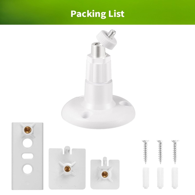 2 Pack Universal Adhesive Camera Mount for Spotlight Cam Battery/Pro/Plus,