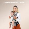 Baby Carrier with Hip Seat Adjustable Strap Ergonomic Breathable Mesh