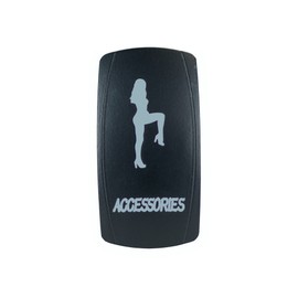 STVMotorsports Laser Backlit Red Rocker Switch Accessories 20A 12V On/Off LED Light