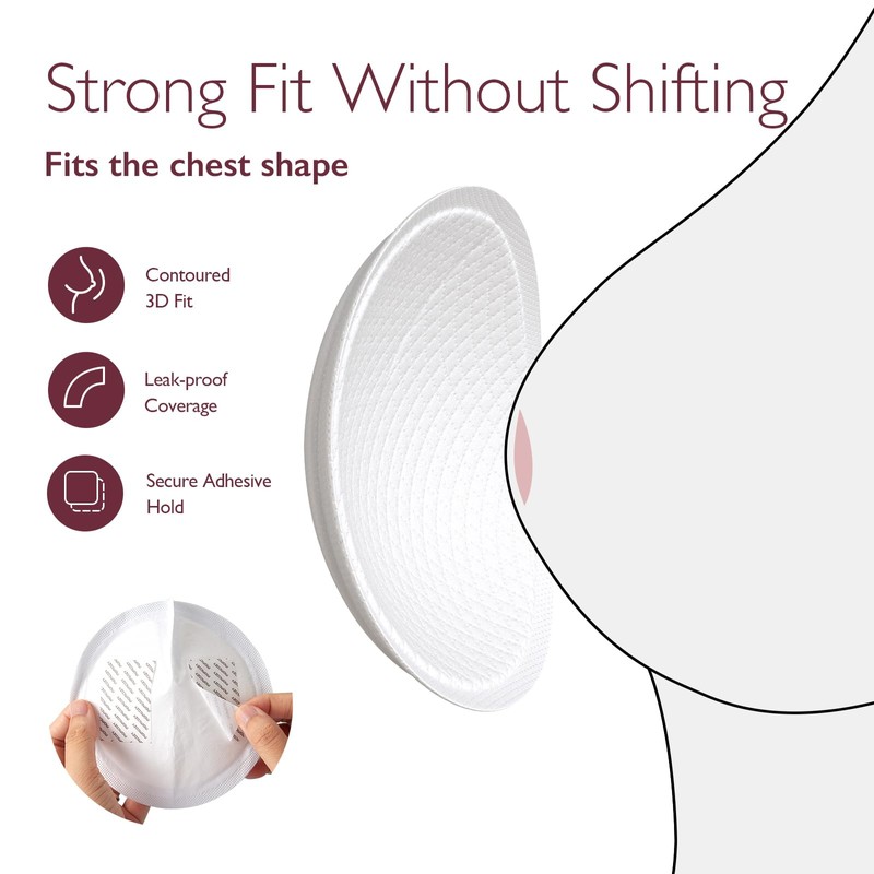 Momcozy Ultra-Thin Disposable Nursing Pads, Ultra-Absorbent and Breathable Portable Breast