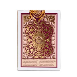 Bicycle Baraja Vernena Floral Premium Dorada