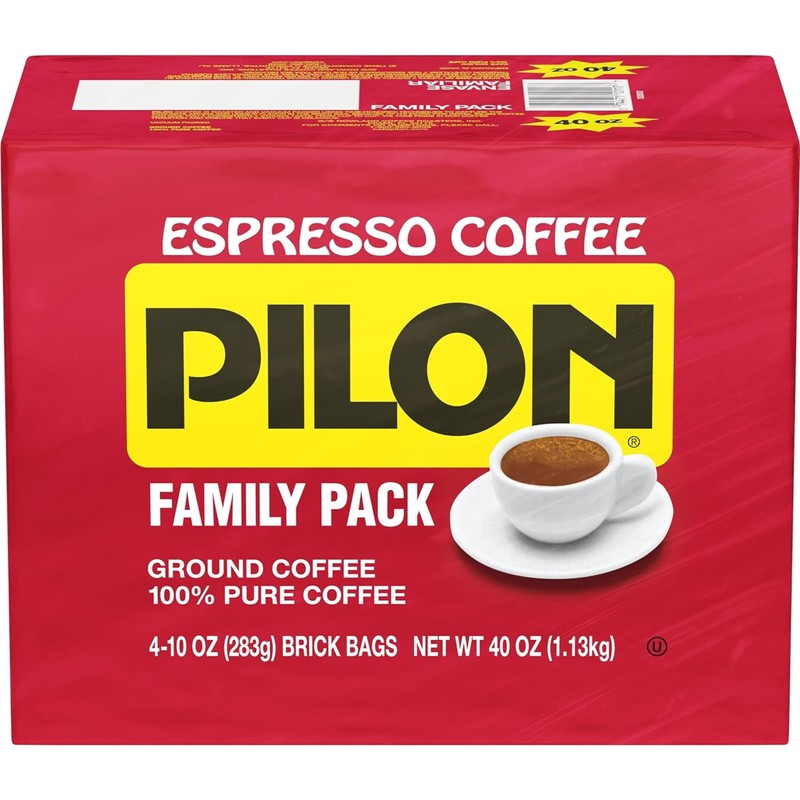 Pilon Espresso Arabica Coffee 10 Ounce (Pack of 4)