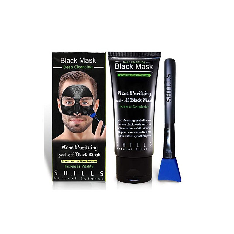 SHILLS Blackhead Remover,Pore Control, Skin Cleansing, Purifying Bamboo Charcoal, Peel