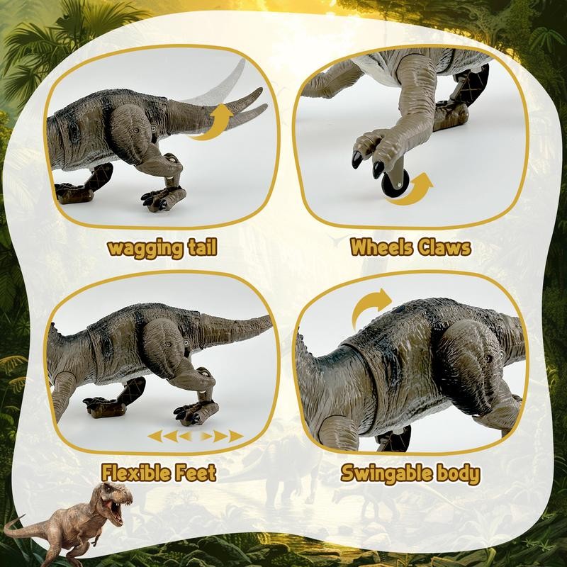 Jurassic Raptor SickleSaur Rex Remote Control Toy, Best Gift for