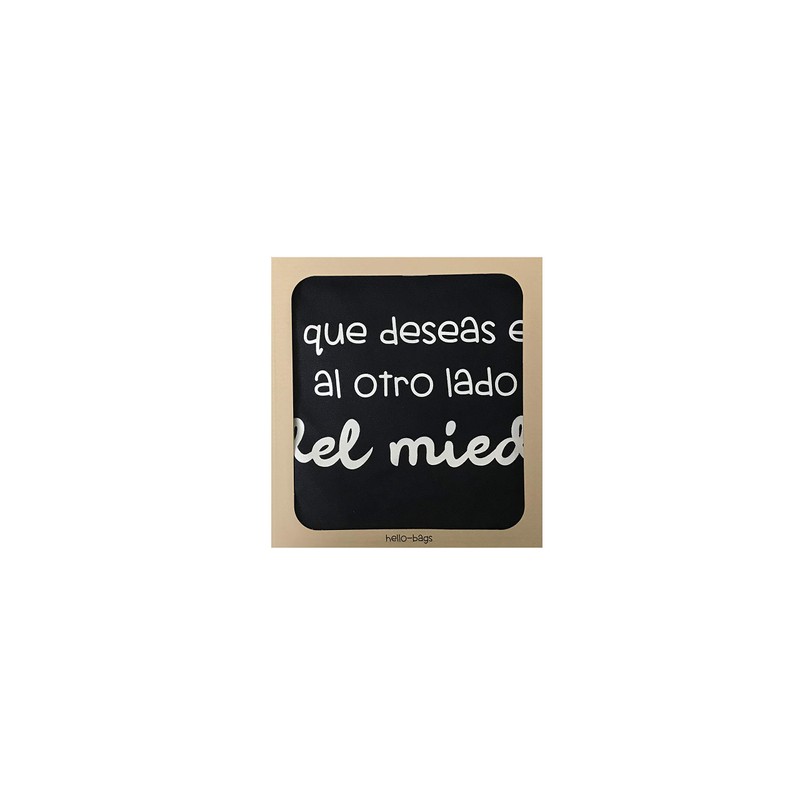 Econanos Hellobags2019 Strandtasche, 38 cm, Schwarz (Negro)