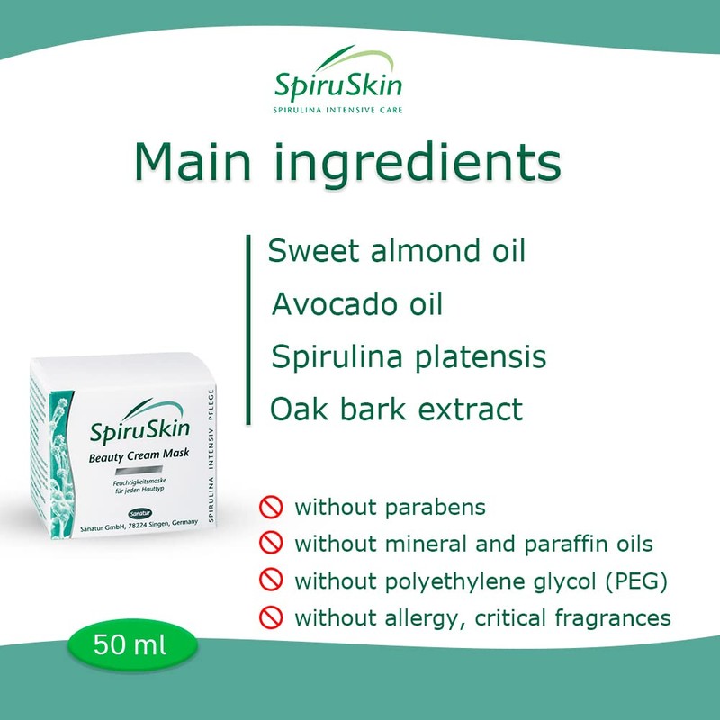 Spiruskin Beauty Cream Mask 50 ml