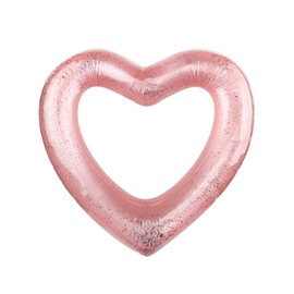 Heart Shaped Inflatable Pool Float, Large Love Heart Swim Ring for Adults & Teens, PVC Inflatable Pool Tube Bachelorette Party Swiming Rings for Summer, Beach, Lake, Couples, Photo Props