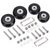 4pcs (60 x 18 mm) Replacement Wheels for Suitcase Rubber