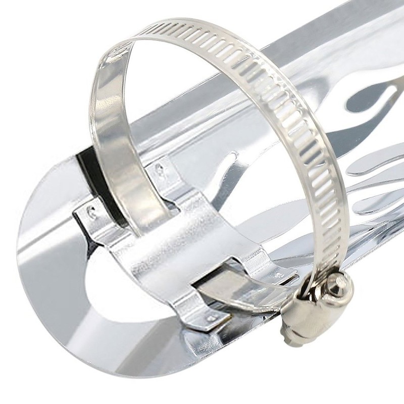 Mirai.2022 Motorcycle Muffler Guard Exhaust Pipe Muffler Cover Fire Flame