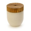 Berard Concrete Salt and Pepper Mill, 2.8-Inch, White, White