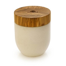 Berard Concrete Salt and Pepper Mill, 2.8-Inch, White, White