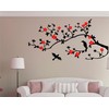 Heaven Decors Vinyl Bird Wall, Door Sticker, 44.48 x 0.39