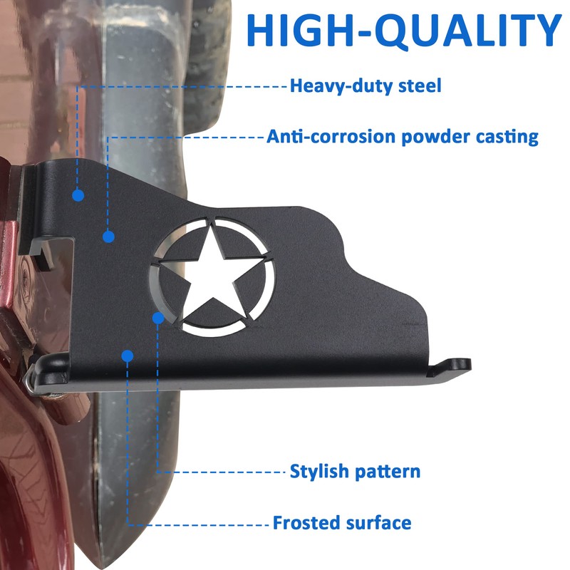 RERPRO Foot Pegs Rest Pedals Compatible with 1997-2006 Jeep Wrangler