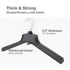 Urby Extra Wide Hangers for Plus Size Clothes, Ganchos para