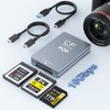 CFexpress Type B/XQD/SD Card Reader, Aluminum Dual-Slot USB 3.2 (Gen