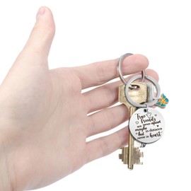 Ouligay Friendship Keyring Best Friend Keychain True Friends Keyring for Women Birthday Christmas Graduation Gift