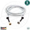 Shower Hose Bidet Reinforced Hose 2 m Stainless Steel 1/2