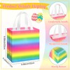 Sweetude 16 Pcs Pastel Gift Bags Pastel Rainbow Gift Bag